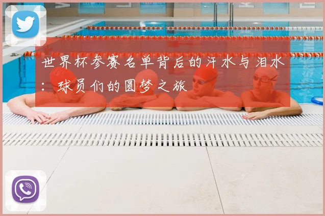 世界杯参赛名单背后的汗水与泪水:球员们的圆梦之旅